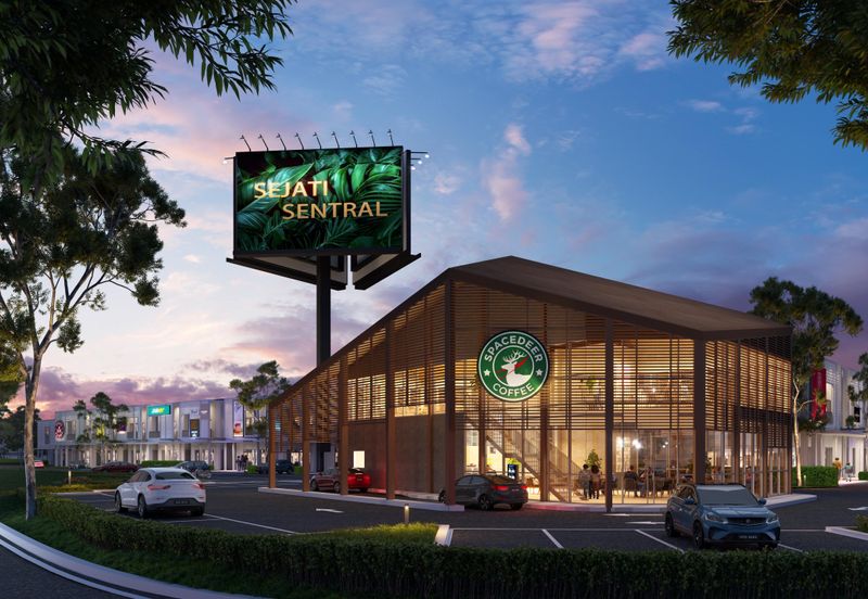 Sejati Sentral, New shop/ office for sales in Sandakan, Sabah. Prime location, High ROI.   