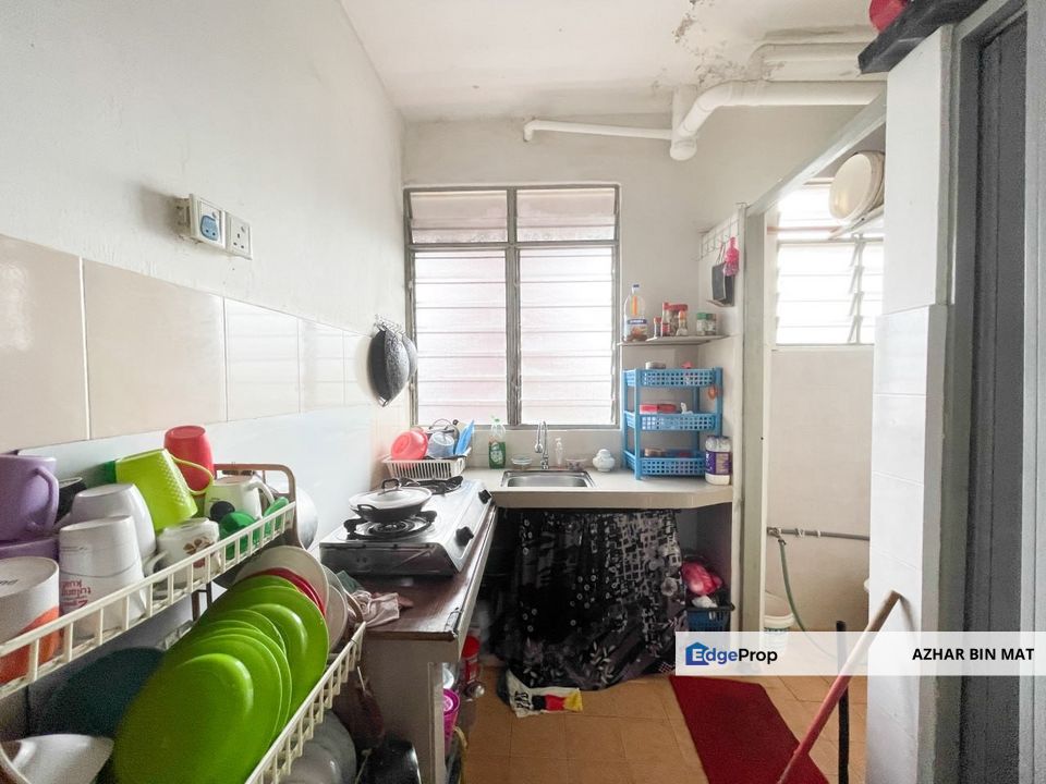 FULLY TILES LOW FLOOR Blok B2 Flat Desa Lembah Permai Bukit Belacan for Sale untuk dijual, Selangor, Ampang