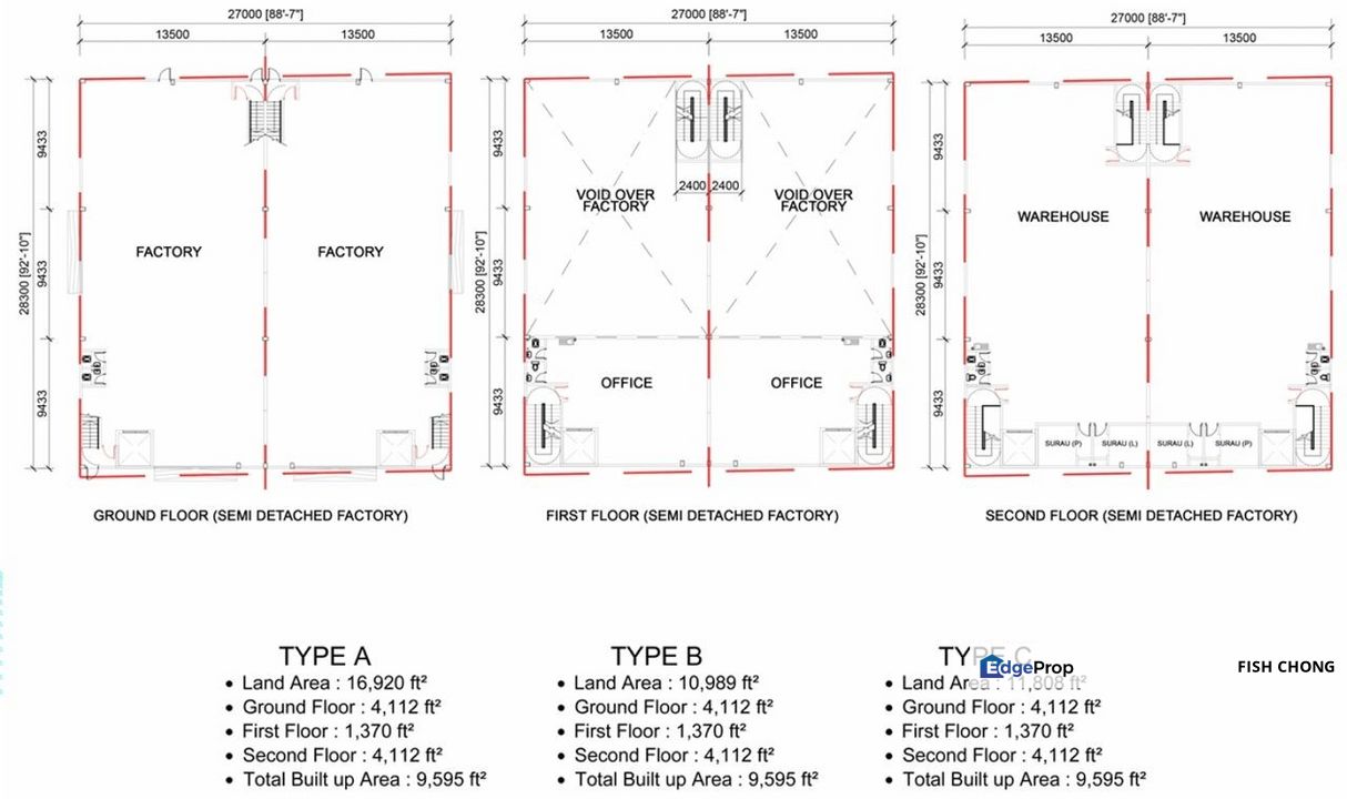 New Freehold Semi-D, Setia Alam, Bukit Raja 2, 74'x159', 250amp, 2tons, 2.5 Storey (Last Unit), Selangor, Klang
