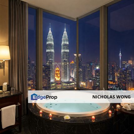 KLCC 5-Star Hotel Investment | Profit 20k'monthly | ROI 10%+ | Tallest KLCC Jaccuzi Condo, Kuala Lumpur, KLCC