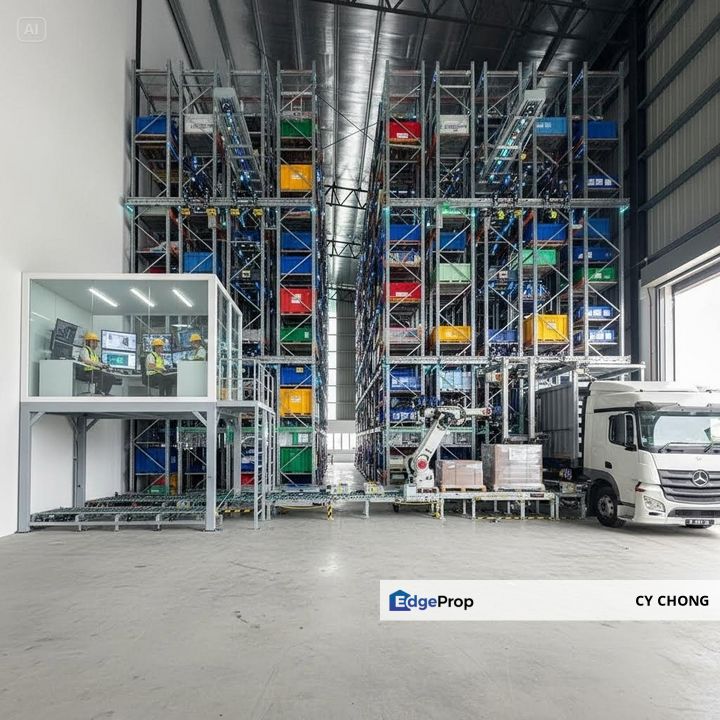 Newly build semid factory at Tasik perdana puchong , Selangor, Sepang