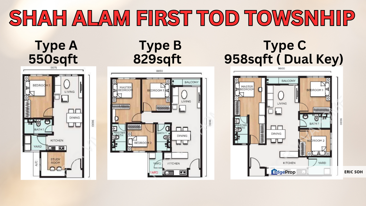 Mori Park Alia Residence | Seksyen 13 Shah Alam | Condo Near MSU | Type B 3Bedroom, Selangor, Shah Alam