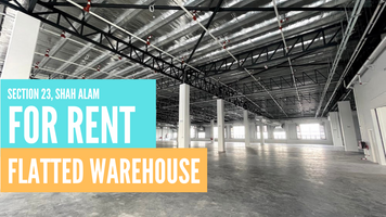 WAREHOUSE WITH LOADING BAY 24HR SECURITY SHAH ALAM for Rental @RM66,000 ...