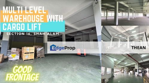 Seksyen 16 Multi Level Warehouse With Cargo Lift Container Lorries Access, Selangor, Shah Alam