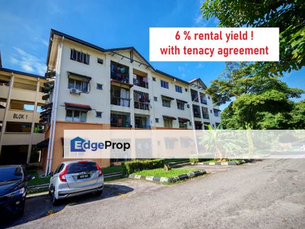 high rental yield, with tenancy agreement , sri kerjaya apartment , glenmarie, batu 3, sek u1, shah alam , Selangor, Glenmarie