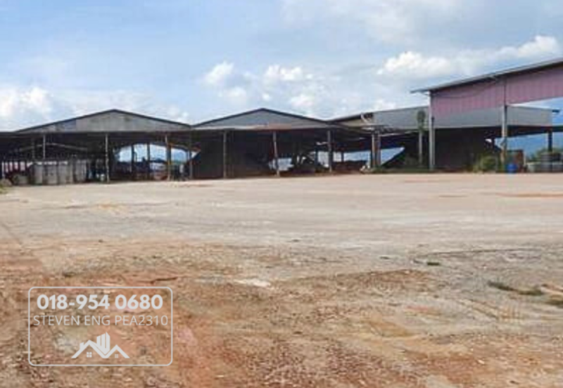 Tapah Industrial Land 4 Acres with Factory and Warehouse facilities