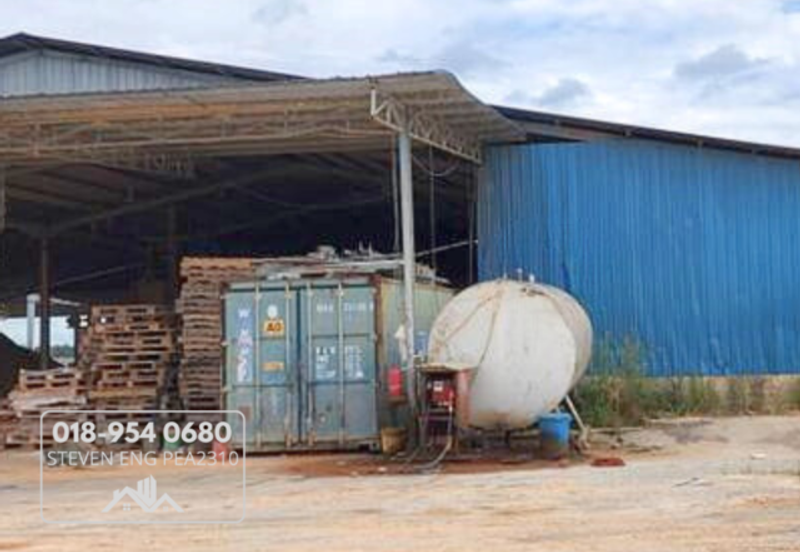 Industrial Land Tapah Bidor 4 Acres with Factory and Warehouse
