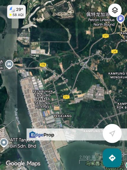 6 acres@ Rm100 Industrial zoning, Gelang Patah, Tanjung Pelepas , Johor, Gelang Patah
