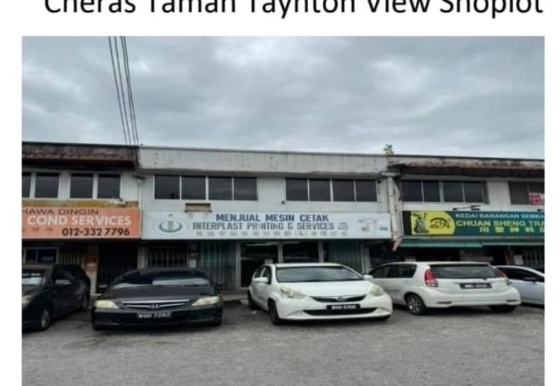 Taman Tayton View, Cheras, Kuala Lumpur 2 storey shoplot for rent