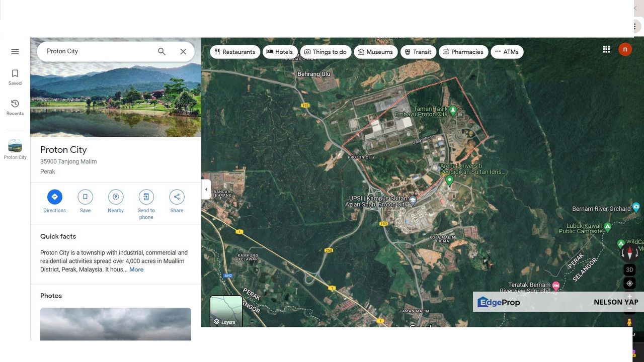 Tanjung Malim Perak - Industrial land for sale (Freehold title), Perak, Tanjung Malim