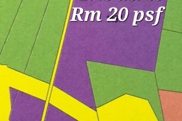 Kerling - Selangor - Daerah Hulu Selangor - 6.83 acres and 27.8 acres Freehold title industrial land for sale