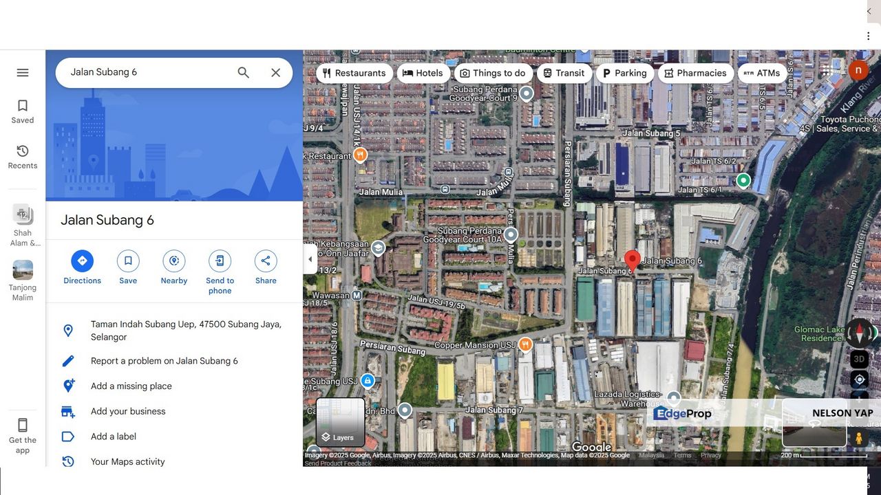 Subang Industrial Park - Industrial land for rent, Selangor, Subang Jaya