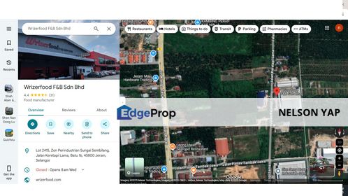 Industrial Land for sale - Jalan Kereta Api Lama Batu 16, Kampung Tambak Jawa, 45800 Jeram, Selangor, Selangor, Kuala Selangor