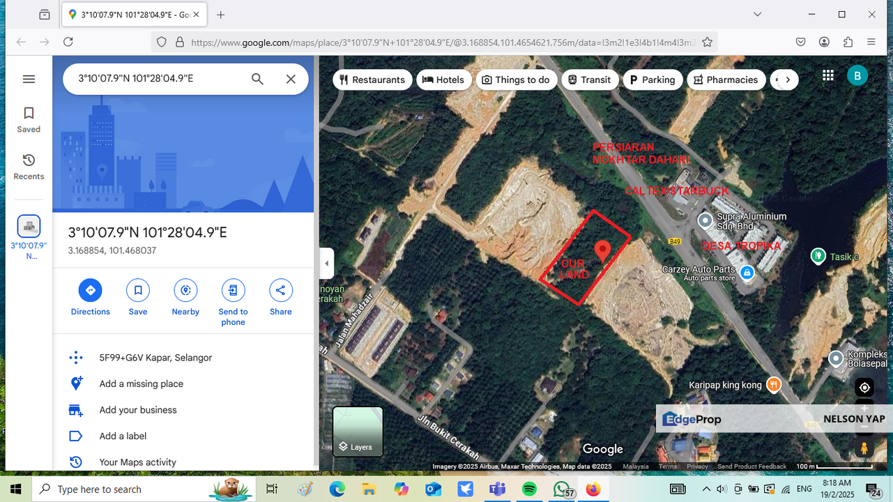 Bukit Cherakah Seksyen U15 zone residential land for sale, Selangor, Bandar Puncak Alam
