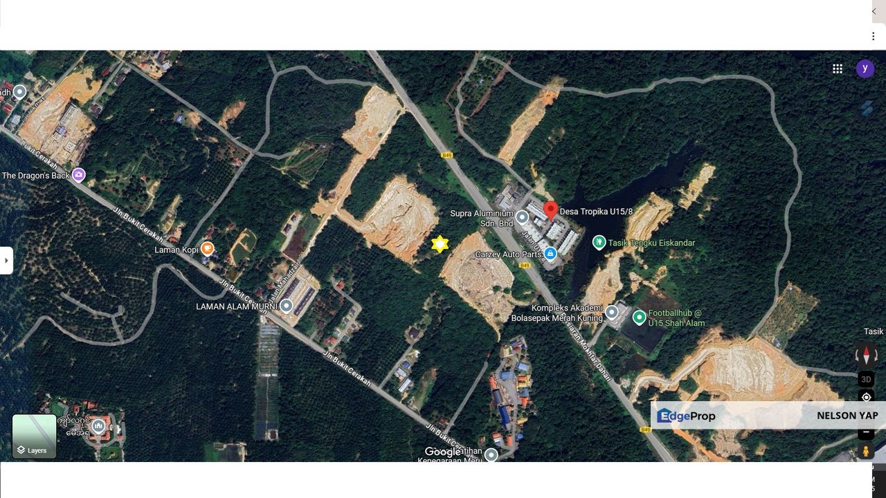 Bukit Cherakah Seksyen U15 zone residential land for sale, Selangor, Bandar Puncak Alam