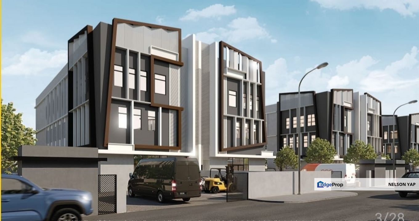 Pulau Meranti Puchong semi-detached warehouse for sale, Selangor, Puchong