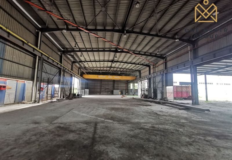 Gelang Patah Warehouse with 10 units Crane and 3 sty Office Building