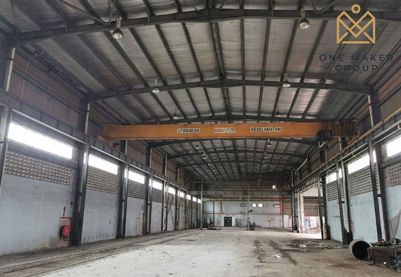 Gelang Patah Warehouse with 10 units Crane and 3 sty Office Building