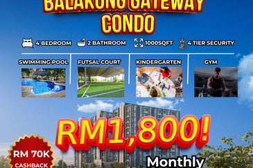 Sutera Kajang Residence 1000sf(4R2B)Freehold