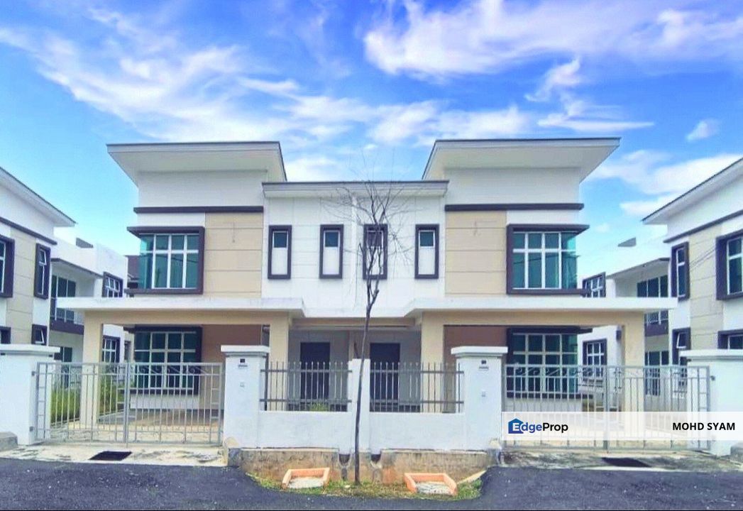 [ RUMAH BARU ] - 2Sty SEMI-D HOUSE ( 36'x70' ft ) Durian Tunggal MELAKA 2023, Melaka, Durian Tunggal