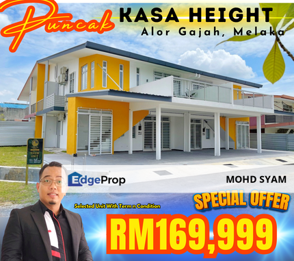 RUMAH MAMPU MILIK ( SUPERB ! ) PUNCAK KASA HEIGHT Melaka 2023, Melaka, Alor Gajah