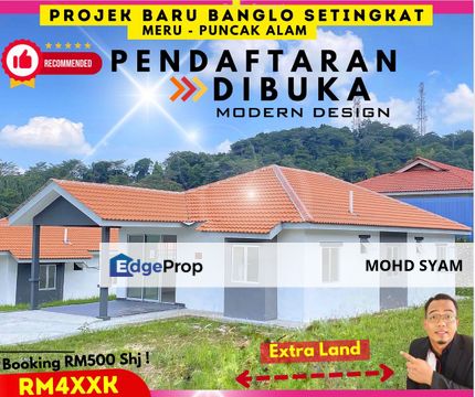 [ MAMPU MILIK ] - RUMAH BANGLO Setingkat ( LUAS ) Near SHAH ALAM, Selangor, Kapar 