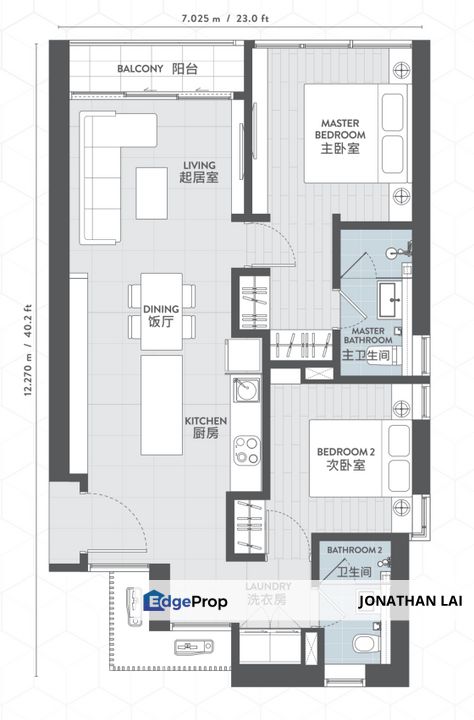 Lucentia @ BBCC 1 Bedroom 1 Bathroom, Kuala Lumpur, Bukit Bintang