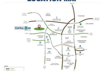Alam Perdana Central Hub (Terrace Factory) - Brand New left 6 unit