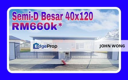 [ TERBESAR 40X120 ] Rumah Berkembar Setingkat Senawang, Paroi,Ampangan, Negeri Sembilan, Seremban