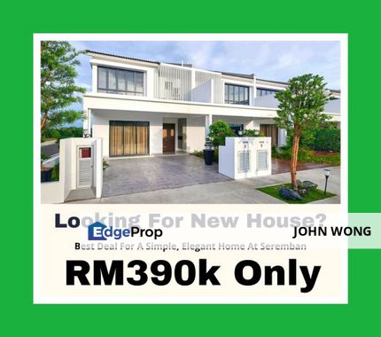 [ New Launch Murah ] 2-Storey terrace House Rumah Mampu Milik Seremban 2, Seremban, Negeri Sembilan, Labu