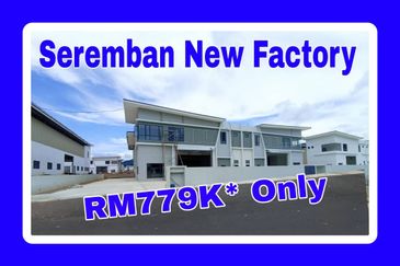 [ New Launch,Corner ] Cheapest Factory in Ampangan, Seremban, Senawang, Seremban 2, Sungai Gadut, Tuanku Jaafar, Nilai, Mantin, Kajang, Semenyih