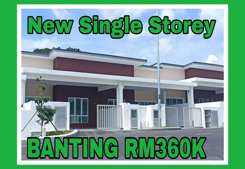 New Launching Single Storey & 2-Storey Terrace House Jenjarom,Telok Panglima Garang,Kuala Langat,Dengkil,Bukit Changgang,Olak Lempit,Langat Utama