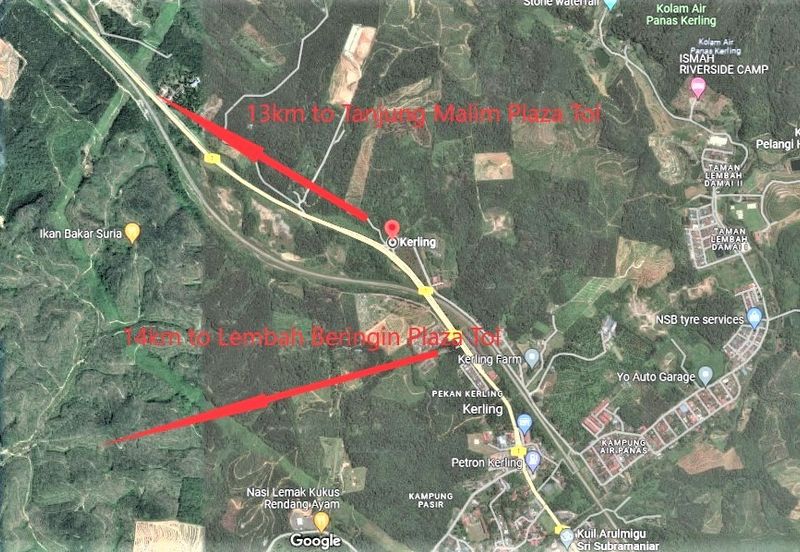 Industrial Land For Sale Mukim Kerling Ulu Selangor