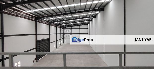 Kapar Klang New Semi Detached Factory Warehouse For Rent , Selangor, Kapar 