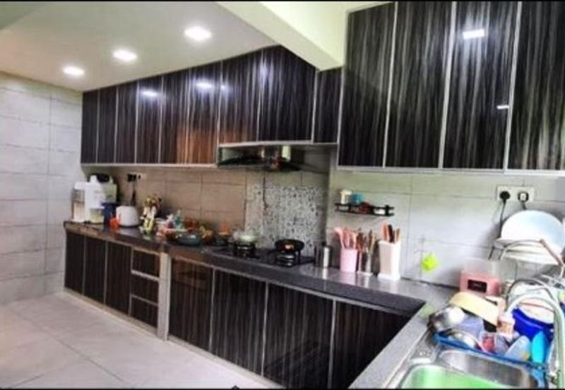 Kemuning Greenville, Double Storey, Kitchen fully extended, 18x60sqft, Gated Guarded