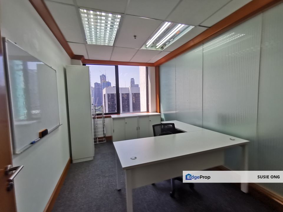 Plaza OSK fitted office space near LRT station, Kuala Lumpur, KLCC
