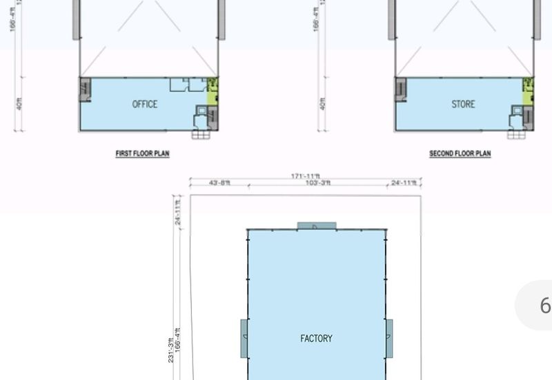 Warehouse at Bukit raja industrial park with 1acre land for sale!!
