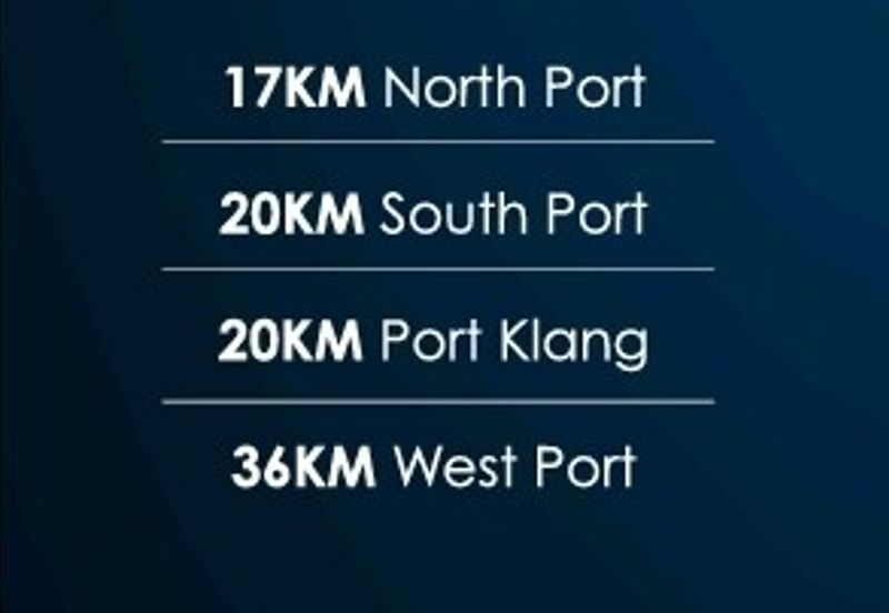 Warehouse at Bukit raja industrial park with 1acre land for sale!!