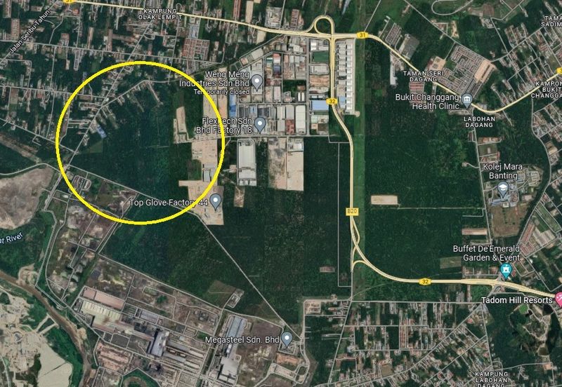 Industrial Zoning Land @ Olak Lempik Tanjung Dua Belas, Banting, Kuala Langat for Sale