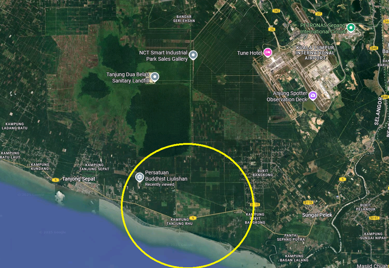 Residential Development Land for Sale – Tanjung Sepat / Sungai Pelek, Sepang