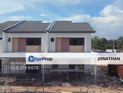 Facing South / North - New FREEHOLD Green Terrace 4R4B Open Title Individual title, Selangor, Kapar 