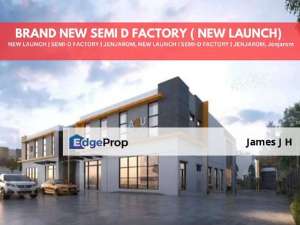 New Semi D Factory with 1 storey office, Taman Perindustrian Coastview, Telok Panglima Garang, Selangor, Klang