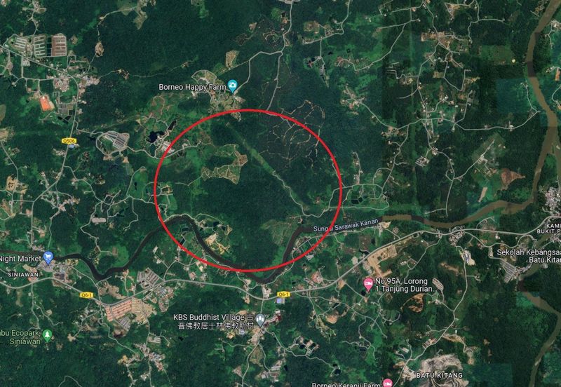 Hilly Land at Rantau Panjang Batu Kawa For sale