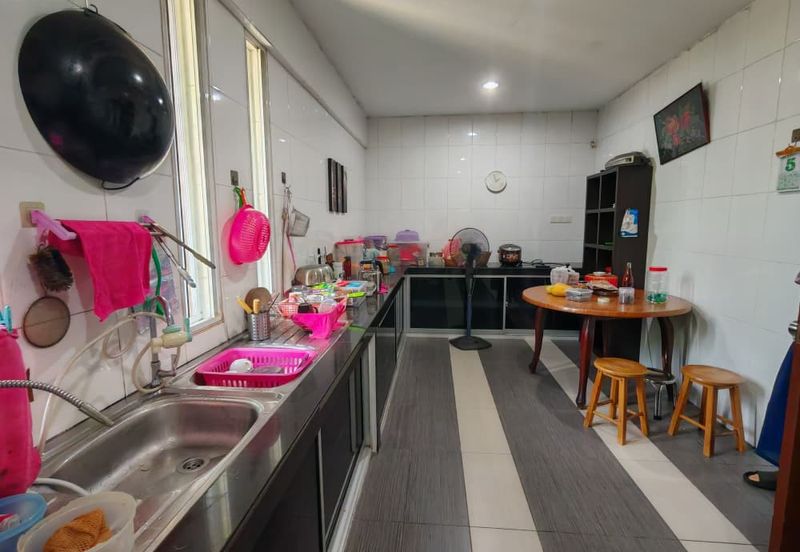 Double Storey Terrace Corner House For Sale! Located at 3rd Mile, Jalan Pasir