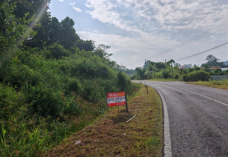 Main Roadside Land For Sale! Located at Jambusan