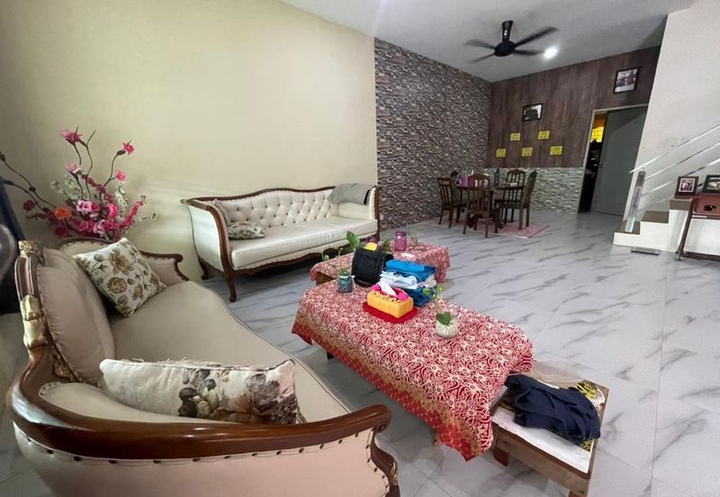 Double Storey Terrace at Malihah Jaya Matang Near to LePapa Malihah and Malihah Square