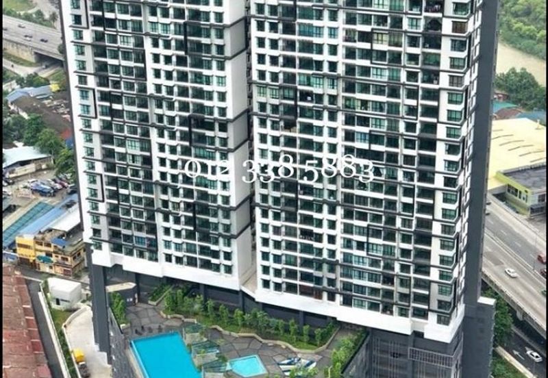 D'Sands Residence, OldKlangRoad,  2Mins WALK to KTM Station, Walking Distance to Malls, Eateries, Shops, 2Room1Bath, 1CarPark(extra CP for Rent)