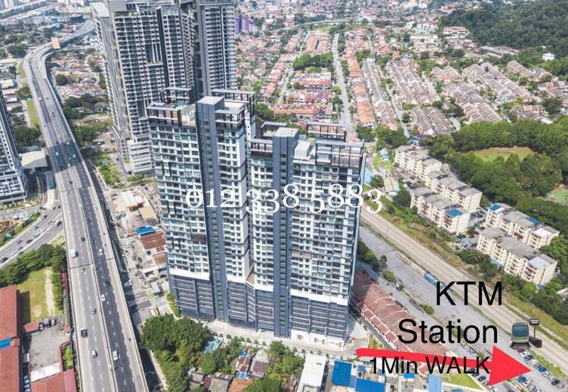 D'Sands Residence, OldKlangRoad,  2Mins WALK to KTM Station, Walking Distance to Malls, Eateries, Shops, 2Room1Bath, 1CarPark(extra CP for Rent)
