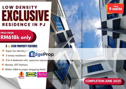 Low Density Residence in Petaling Jaya Ready JUNE 2025, Selangor, Petaling Jaya