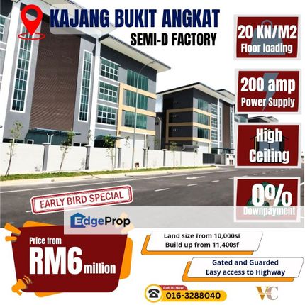 Bukit Angkat Semi-D Factory, Selangor, Kajang